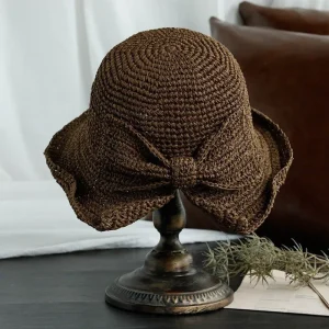 Wide Brim Floppy Straw Summer Hat UV Protect